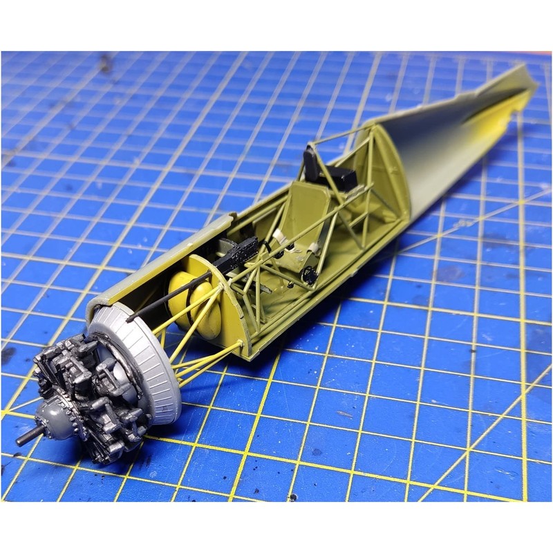 DRAWINGS DWS48050 1/48 Walti Vanguard Mk.1/J10 Plastic Model