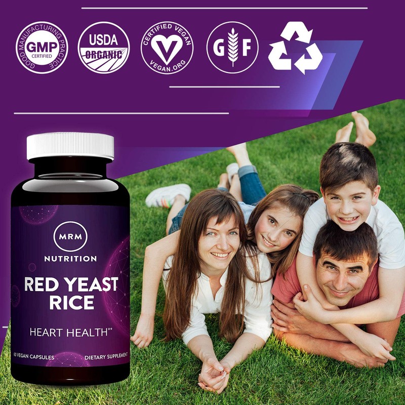 MRM Nutrition Red Yeast Rice | Monocolin K + Citrinin