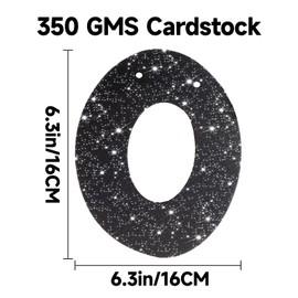 Pre-Strung Older Wiser Hotter Banner - NO DIY Glitter Happy Birthday Banner Sign for Women Men 30th 40th 50th 60th 70th 80th Funny Black Birthday Decorations (Black)