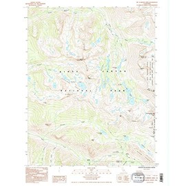 YellowMaps Mt Clarence King CA topo map, 1:24000 Scale, 7.5 X 7.5 Minute, Historical, 1992, Updated 1995, 26.8 x 22 in - Paper