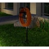 Fire Beauty Garden Hose Holder with Storage Basket,Heavy-Duty,80+lb Capacity,Rust-Proof Stainless