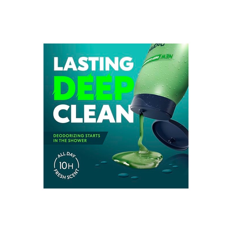 Degree All Day Fresh Body Wash Fresh Energy Deep Cleansing