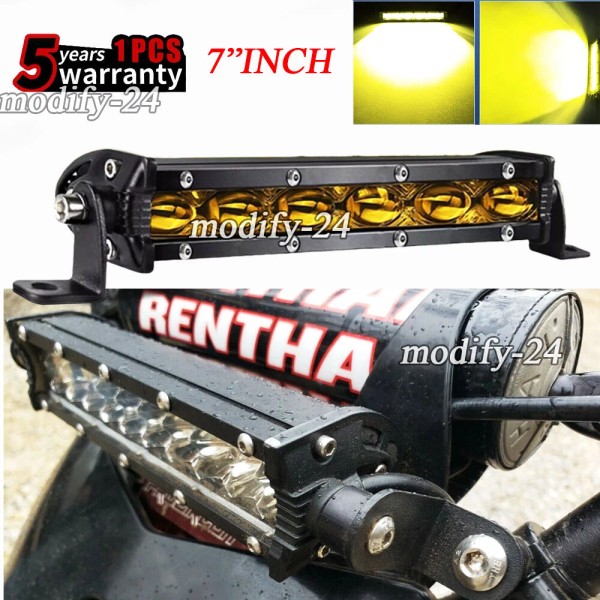 MOD Fits for CRF250F 250f 7" Yellow led headlight light