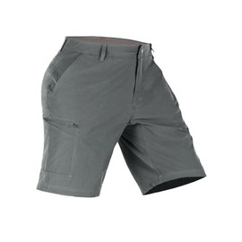 Susclude Men's Casual Shorts 10" Inseam Plus Size Hiking Shorts for Men Summer Grey Quick Dry Golf Running Dress Shorts