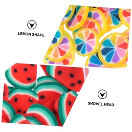 Healeved 2pcs Fruit Slice Nail Art Decorations Multipurpose Stickers for Nail Art Face Makeup Crafts for Home DIY Projects