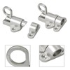 BRIOTA Pack of 2 Automatic Locking Door Bolts, Spring Locking