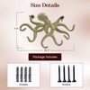 Octopus Keys Hook, Decorative Wall Mounted Nautical Wall Rack, Antique