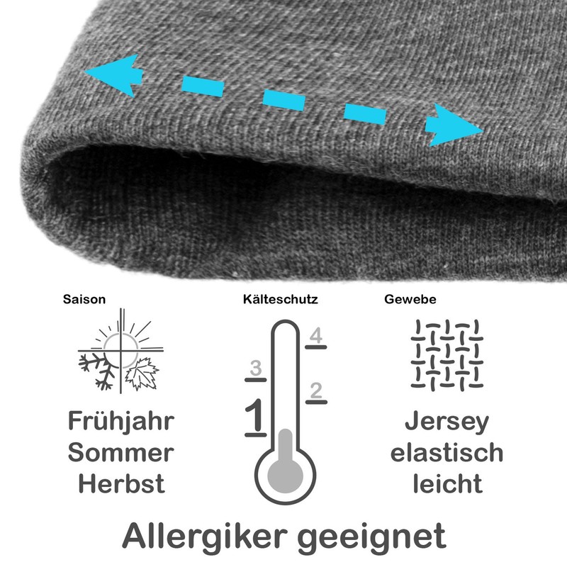 style3 Slouch Beanie made of breathable, fine and light jersey
