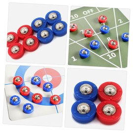 ibasenice 24pcs Bowling Ball Games Slider Beads Table Top Puck Table Game Shuffleboard Replacement Shuffleboard Pucks Rollers Replacement Shuffleboard Pucks Checkerboard Child Indoor Plastic
