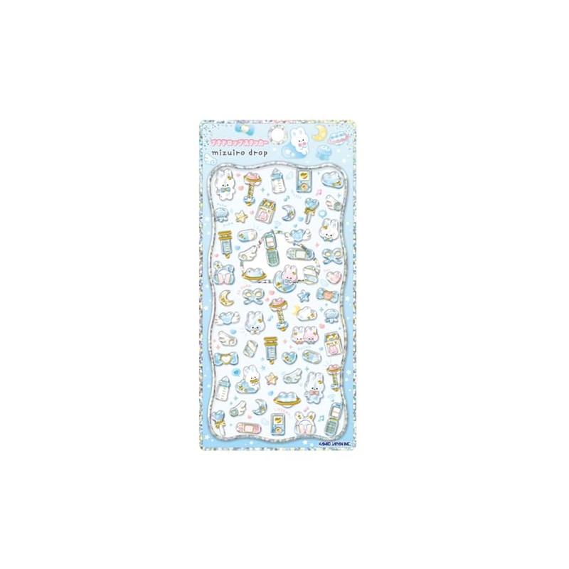 Kamio Japan 226222 Petite Drop Sticker Mizuirodoro