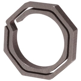 KOYOKOMA Octagonal Key Ring, Titanium, Small Type, Keychain, Keys, Lightweight, Durable, Ring, Diameter 0.8 inches (20 mm), Inner Diameter 0.6 inches (15 mm), Accessory
