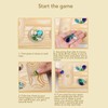 Folding African Stone Game Wooden Intellectual Logic Thinking Training Parent