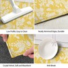 Ideasonna Yellow Floral Kitchen Rug Mat Spring Kitchen Rugs Sets