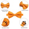Enlision Bow Tie for Men Plain Bow Tie with Pocket