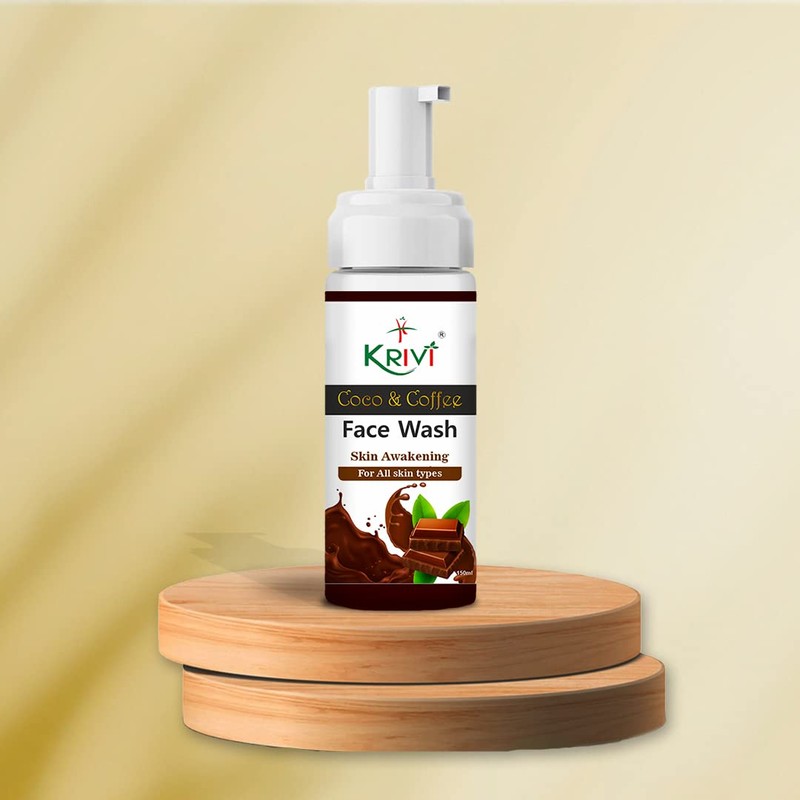 Krivi Herbals Coco & Coffee Face Wash With Coco Ext