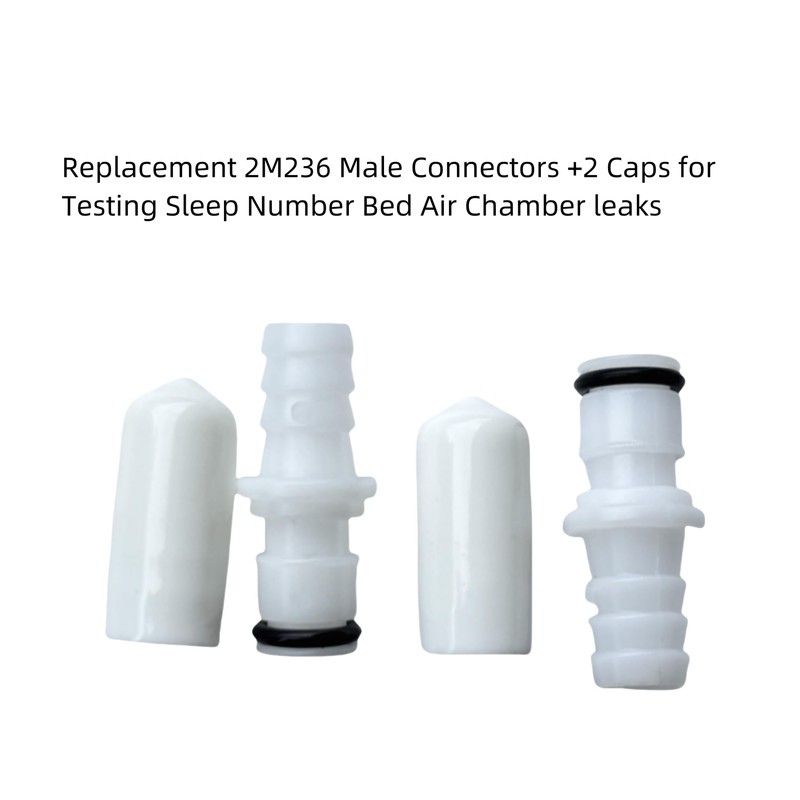 Replace Replacement 2 M236 Male Connectors + 2 Caps for
