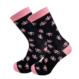 SHBYYGR Happy Uterus Cool Gifts Socks Men's Women's Crew Cotton Socks Funny Crazy Novelty Sock