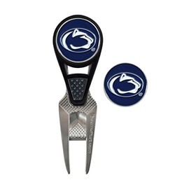 Team Effort Penn State Nittany Lions CVX Ball Mark Repair Tool, Golf, 1 Iron Stamped Ball Marker, Magnetic Front