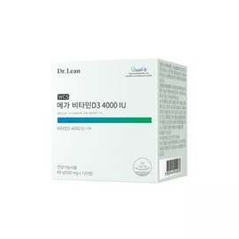 Dr.Lin 닥터린 메가 비타민D3 4000 IU 550mg x 120정 4개월 1개 Dr. Lin Mega Vitamin D3 4000 IU 550mg x 120 Tablets 4 Months 1 Pack