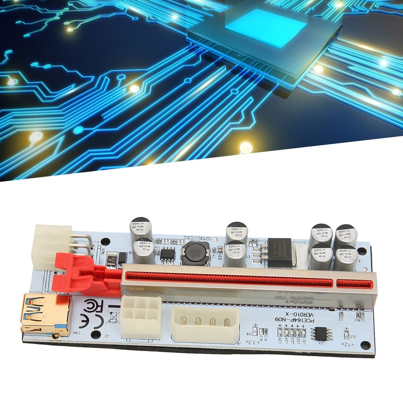 PCIE Riser 8 Firm Capacitors Strong Anti Interference GPU 1X