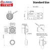 CNLINKO LP-20 Industrial Waterproof Connector IP68 Round Connector Quick Plug