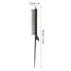 Salon Highlights Comb Rat Tail Teasing Clip Comb, Professional Teasing