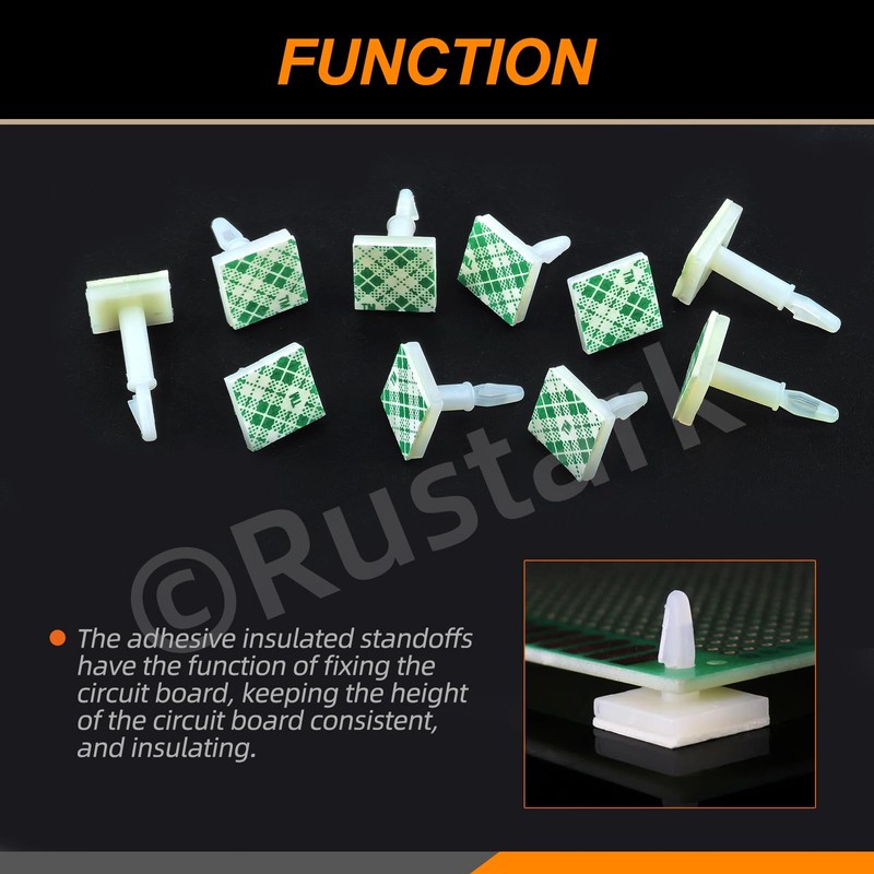 Rustark 125Pcs 5 Sizes 0.19" 0.31" 0.43" 0.56" 0.62" Supporting