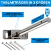 Stahlia Shelf Support Invisible Shelf Support 10 cm Metal (Pack