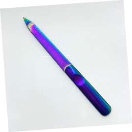 Mikinona 2 Pack Stainless Steel Nail Files Fingernail Files for Manicure Salon Tools Metal Set for Hand Foot Care