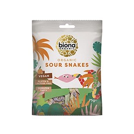 Biona Sour Worms Pack of 3 x 75 g