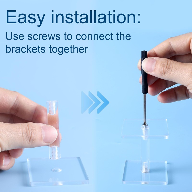 3pcs Combat Risers for Flying Miniatures, Adjustable Height Multi-Tiered Raised