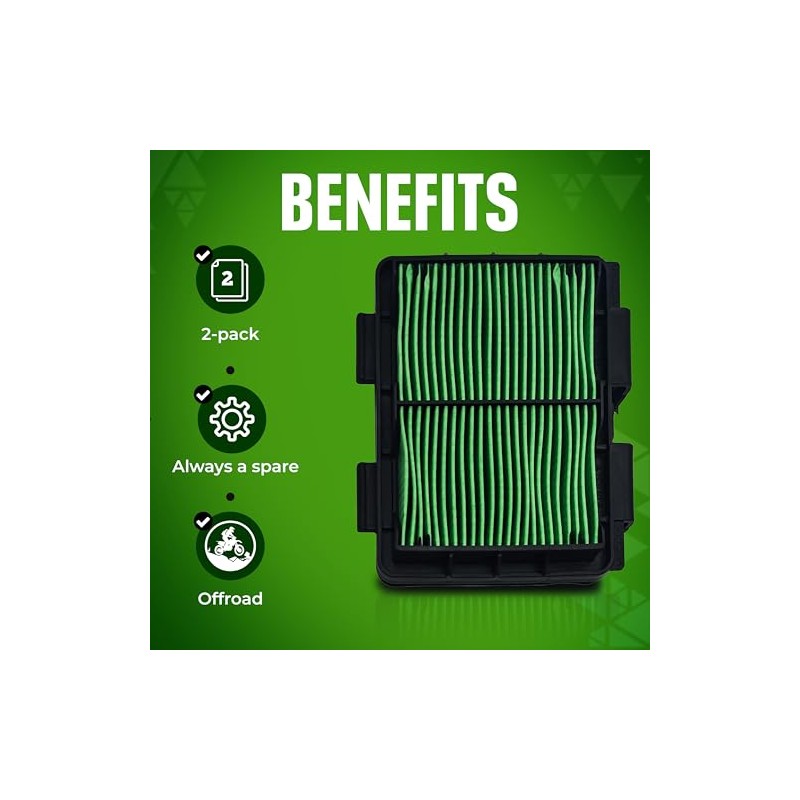 Air Filter Compatible with Honda CRF250L CRF300L 2-Pack – Reliable