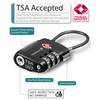 Fosmon TSA Approved Cable Locks for Luggage, Suitcase, Gun Case