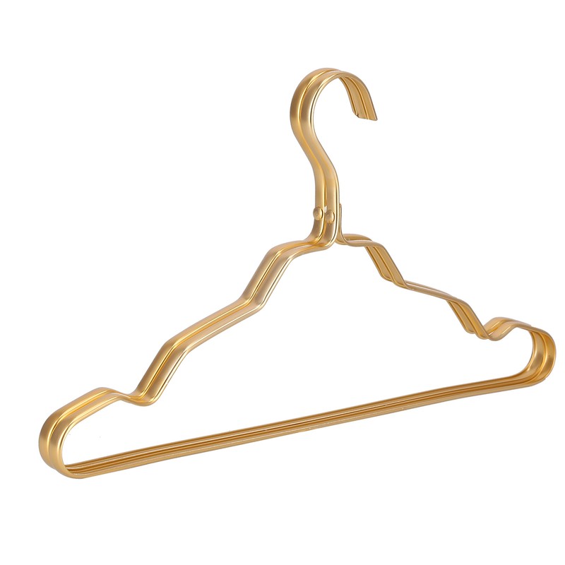 10Pcs Clothes Hanger WearResistant Enlarged Thickened SpaceAluminum NonSlip Clothes Hanger