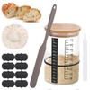 MICHIHOMIE Sourdough Starter Jar Kit, 900ml Sourdough Starter Jar with