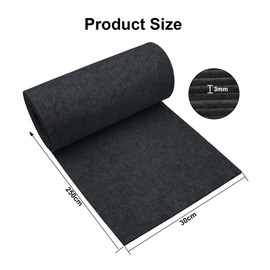 Yuragim Felt Roll Felt Fabric, Felt Sold by the Metre 30 cm x 250 cm x 3 mm Felt Roll Decorative Felt Bag Felt Mat for DIY Storage Bag Felt Underlay Patchwork Sewing Felt for Crafts Decoration Felt