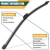 KVQ Windshield Wiper Blades Replacement for Ford Escape 2013 2014