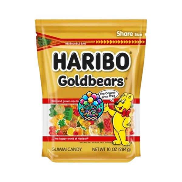 Gold Bears Gummy Chewy Candy - 10oz. In Resealable Bag