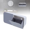 Fockety Cotton Buds Storage Box, 2 Grids Clamshell Removable Storage