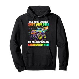 First Day Back to School Kindergarten Boys Pullover Hoodie