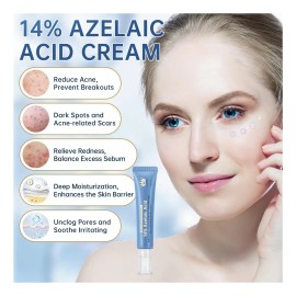 Ácido Azelaico Al 14% De Crema De Acné Para Alivio De Suero