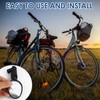 Cyclop Fahrrad-Lenkerspiegel, einziehbar und schwenkbar, bruchsicher, wendbar, geeignet für alle