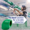 Pack of 10 Pipe Connectors Thermal Welding with 90 Degree