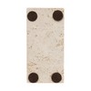 Ottoman Natural Stone Travertine 14 x 7 cm Oblong Elegant