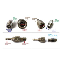ITACO Boot Engine Fuel Connector + Tank Connector Plug for Tohatsu Nissan Suzuki Sierra Outboard M NS F DT DF 2/4-Stroke Boats Engine
