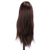 Brown Wig Fashionable Heat Resistant Soft Long Straight Layered Synthetic