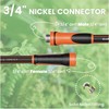 Giraffe Tools Heavy-Duty 100Ft 5/8" Garden Hose Set with 10-Pattern