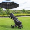 XLINGZA UPF 50+ Beach Umbrella with Adjustable Universal Clamp