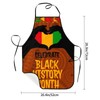 Senheol African American Black History Month Aprons Kitchen Chef Waterproof