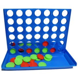 3D 4-Sided Board Face-to-Face Game, 4 Eye Alignment, Family Fun Tabletop Analog Coins, Arrangement, Travel Toy, Educational Toy